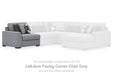 Bealton - Salt and Pepper - LAF Corner Chair - Tallahassee Discount Furniture (FL)