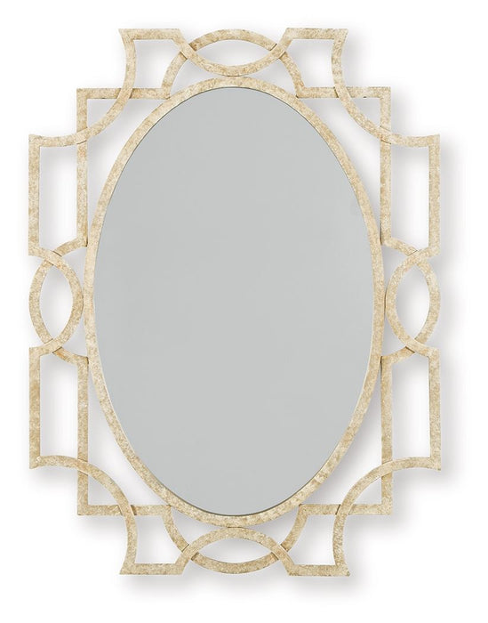Fulkmore - Antique Gold Finish - Accent Mirror - Tallahassee Discount Furniture (FL)