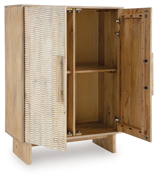 Dallinbury - Natural / White Wash - Accent Cabinet - Tallahassee Discount Furniture (FL)