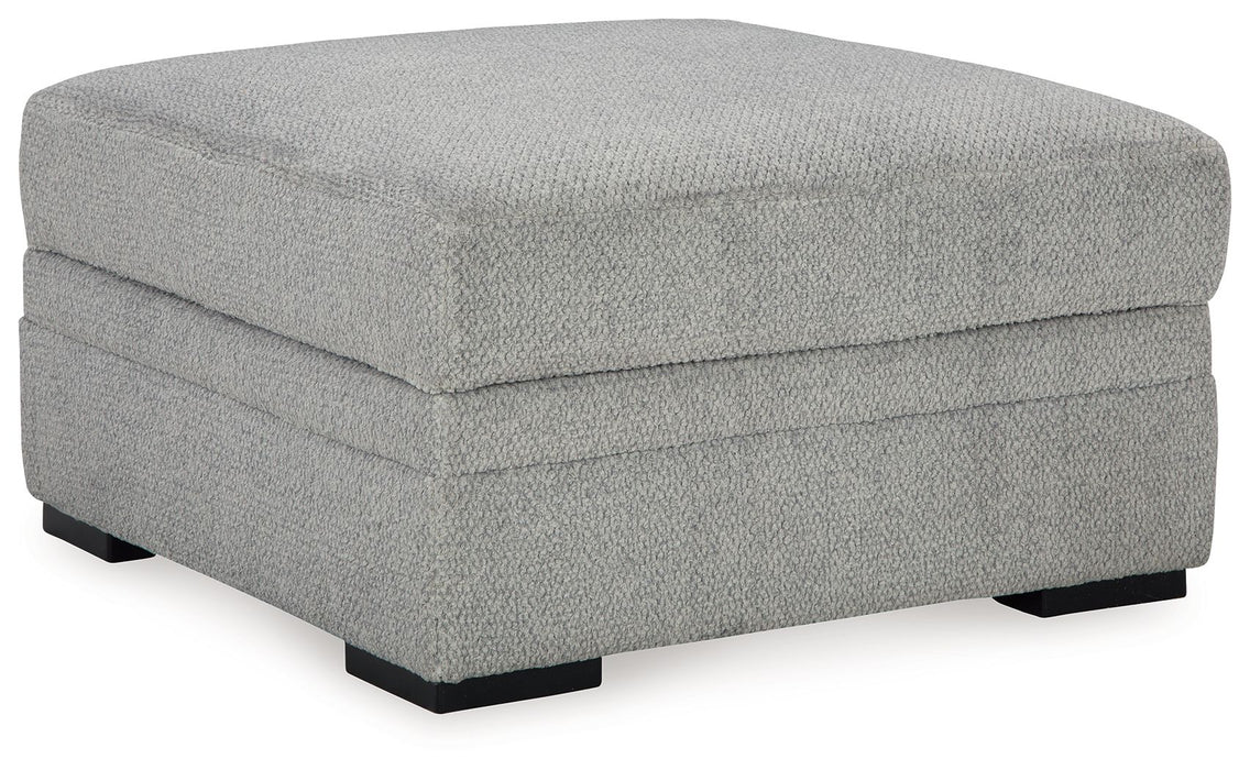Casselbury - Cement - Ottoman With Storage - Tallahassee Discount Furniture (FL)