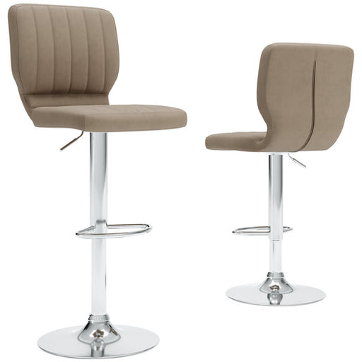 Pollzen Swivel Bar Stools, Set of 2 - Warehouse Clearance