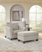 Willarae - 2 Pc. - Chair And A Half, Ottoman - Taupe - Tallahassee Discount Furniture (FL)