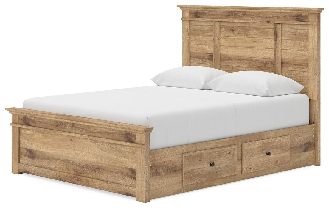 Makidern - Panel Storage Bed With 2 Under Bed Storage Units - Tallahassee Discount Furniture (FL)