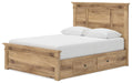 Makidern - Panel Storage Bed With 2 Under Bed Storage Units - Tallahassee Discount Furniture (FL)