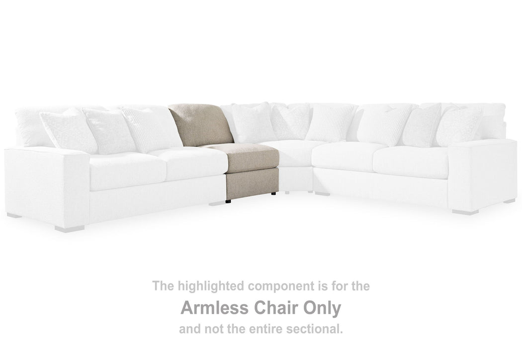 Ballyton - Sand - Armless Chair - Tallahassee Discount Furniture (FL)