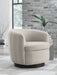 Annbury - Swivel Accent Chair - Light Beige - Tallahassee Discount Furniture (FL)