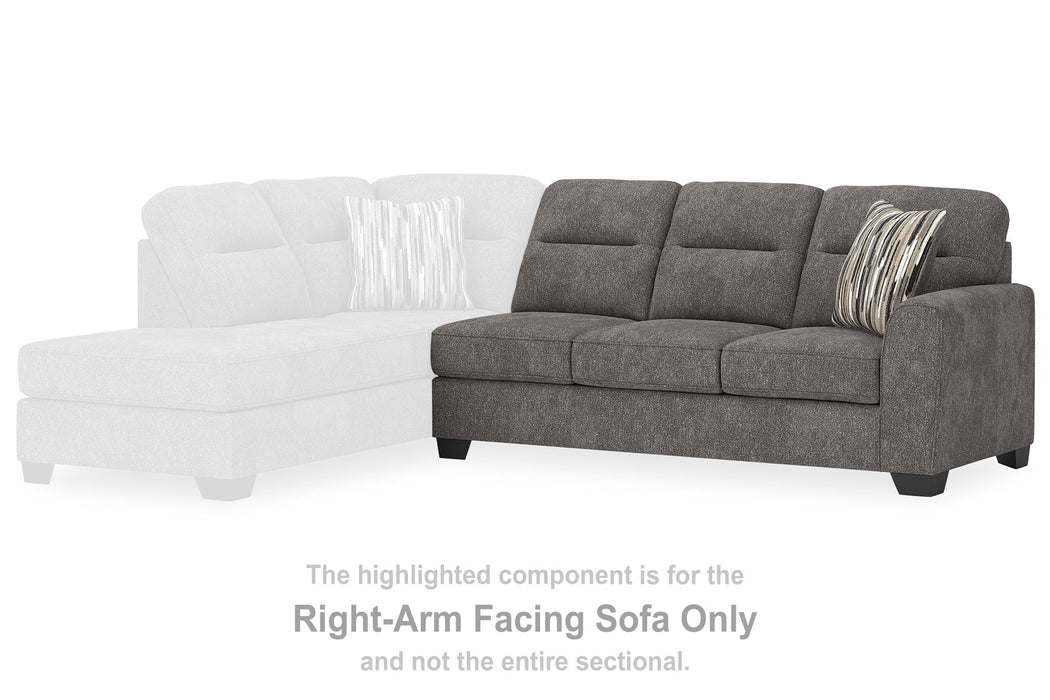 Olten - Graphite - RAF Sofa - Tallahassee Discount Furniture (FL)