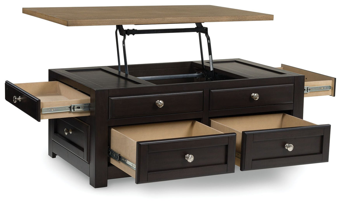 Drazmine - Brown - Lift Top Cocktail Table - Tallahassee Discount Furniture (FL)
