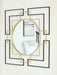 Oceanal - Black / Gold Finish - Accent Mirror - Tallahassee Discount Furniture (FL)