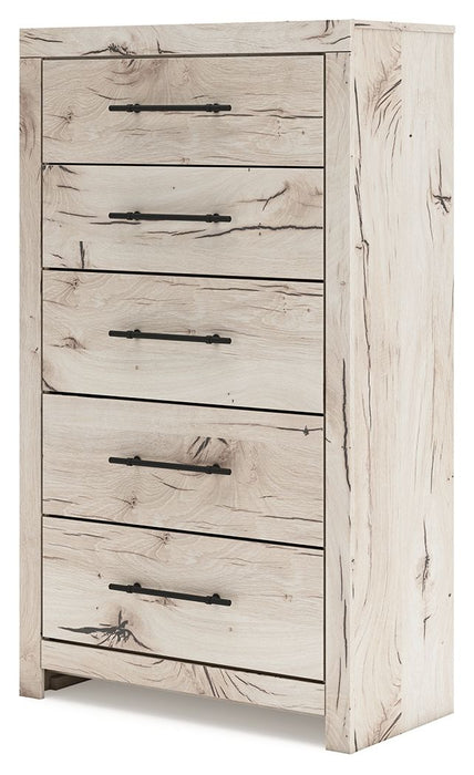 Lawroy - Light Natural - Five Drawer Chest - Tallahassee Discount Furniture (FL)