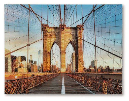 Shayward - Blue / Amber - Wall Art - Tallahassee Discount Furniture (FL)