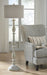 Bernadate - Whitewash - Poly Floor Lamp - Tallahassee Discount Furniture (FL)