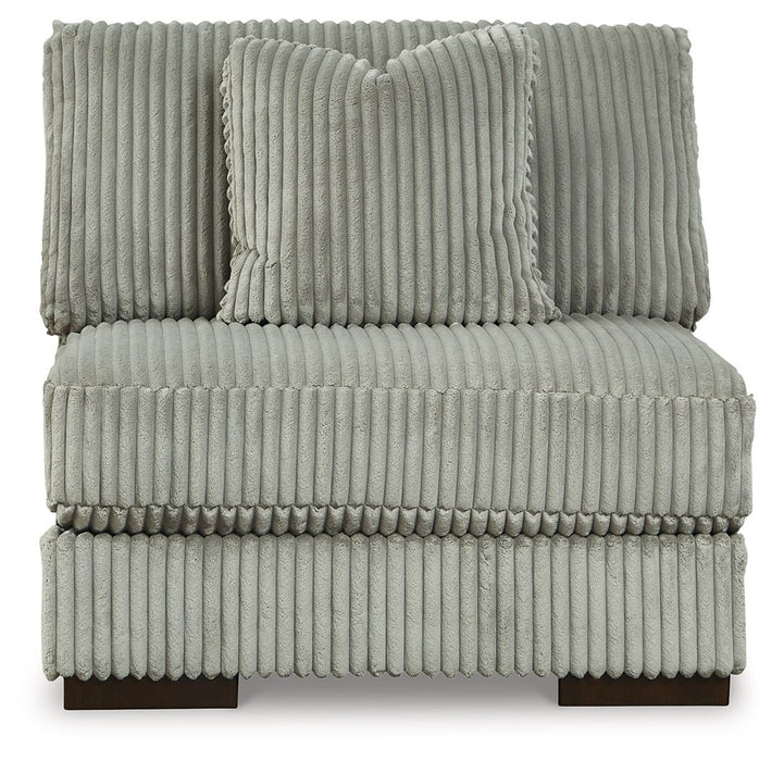 Lindyn - Armless Chair - Fog - Tallahassee Discount Furniture (FL)