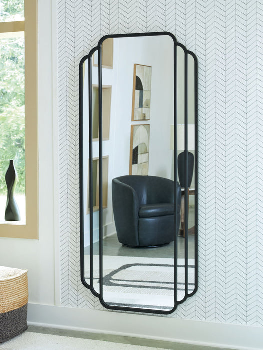 Antigone - Black - Floor Mirror - Tallahassee Discount Furniture (FL)