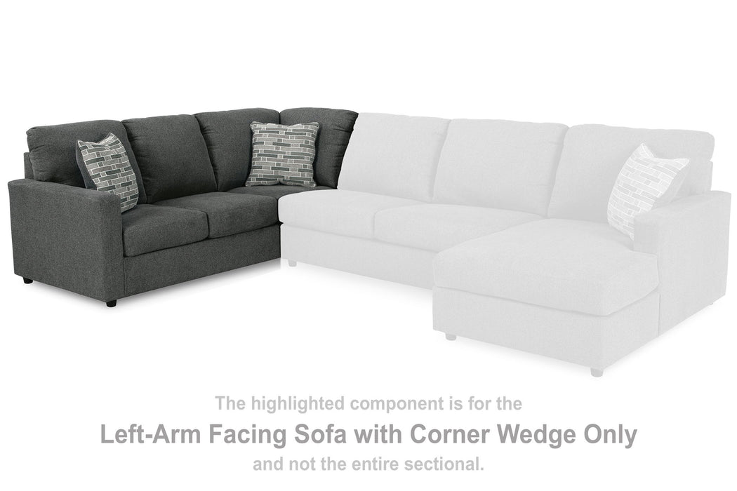 Edenfield - Sofa, Wedge - Tallahassee Discount Furniture (FL)