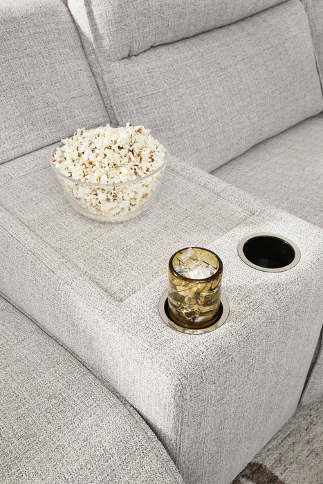 Modmax II - Reclining Sectional - Stone - Tallahassee Discount Furniture (FL)