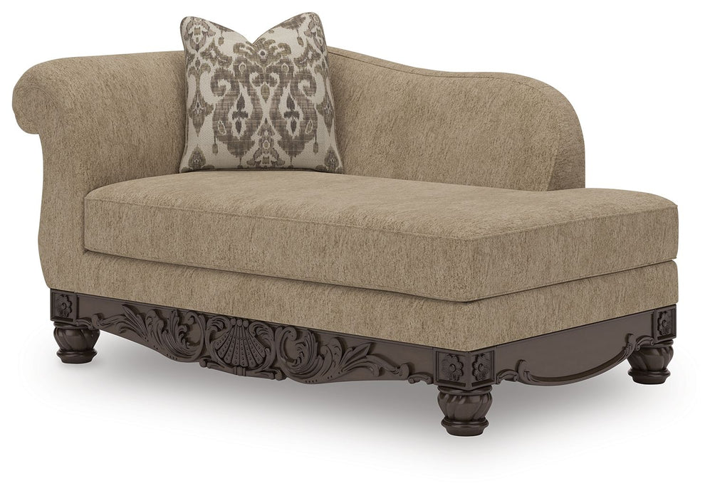 Chelsworth - RAF Corner Chaise - Golden - Tallahassee Discount Furniture (FL)