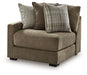 Camellia-Court - LAF Corner Chair - Coffee - Tallahassee Discount Furniture (FL)