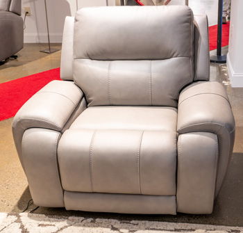 Real Moments - Power Recliner With Audio Seating - Ash - Tallahassee Discount Furniture (FL)