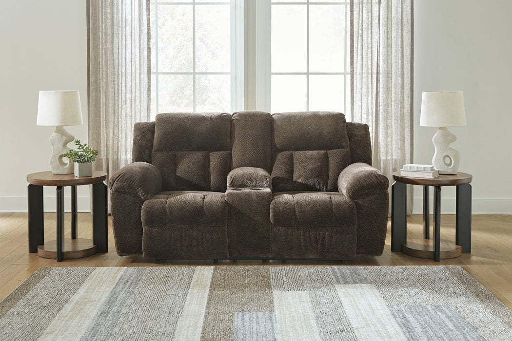 Frohn - Dbl Reclining Loveseat With Console - Tallahassee Discount Furniture (FL)