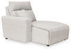 Modmax II - LAF Press Back Power Chaise - Stone - Tallahassee Discount Furniture (FL)