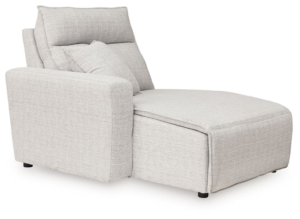 Modmax II - LAF Press Back Power Chaise - Stone - Tallahassee Discount Furniture (FL)