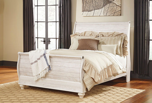 Willowton - Sleigh Bed - Tallahassee Discount Furniture (FL)