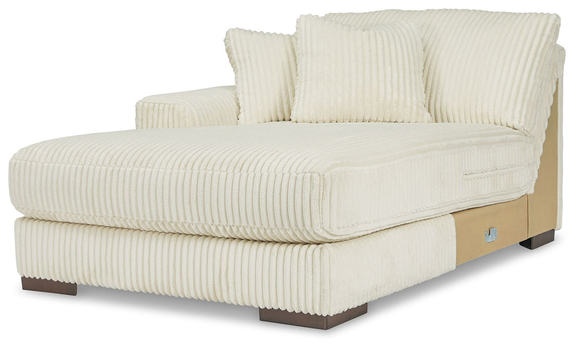 Lindyn - Beige - LAF Corner Chaise - Tallahassee Discount Furniture (FL)