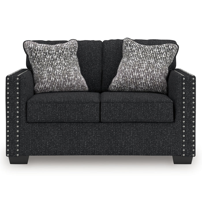 Jasmine Peaks - Loveseat - Coal - Tallahassee Discount Furniture (FL)