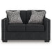 Jasmine Peaks - Loveseat - Coal - Tallahassee Discount Furniture (FL)