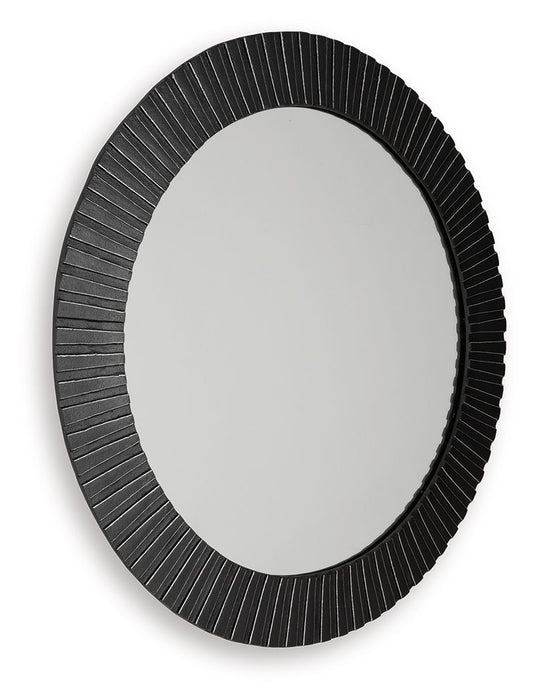 Ozias - Black - Accent Mirror - Tallahassee Discount Furniture (FL)