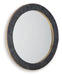 Corinsworth - Accent Mirror - Charcoal / Brass Finish - Tallahassee Discount Furniture (FL)