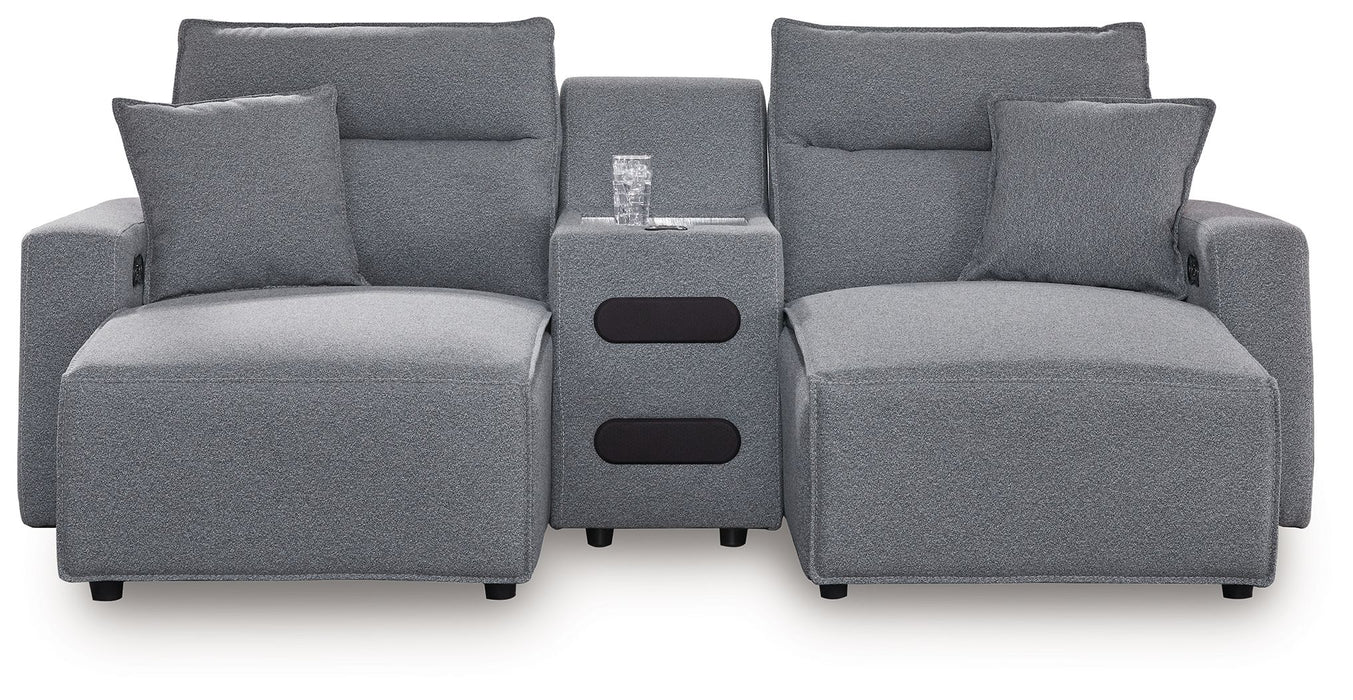 ModMax II - Salt And Pepper - Reclining Sectional - Tallahassee Discount Furniture (FL)