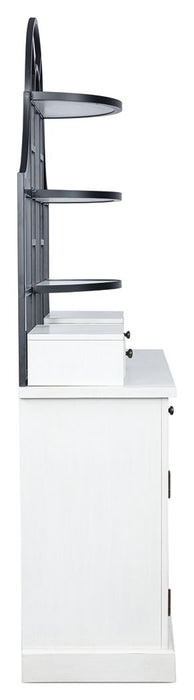 Greddinton - White - Baker's Rack - Tallahassee Discount Furniture (FL)