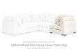 Donelson Creek - LAF/RAF Corner Chair - Vanilla - Tallahassee Discount Furniture (FL)