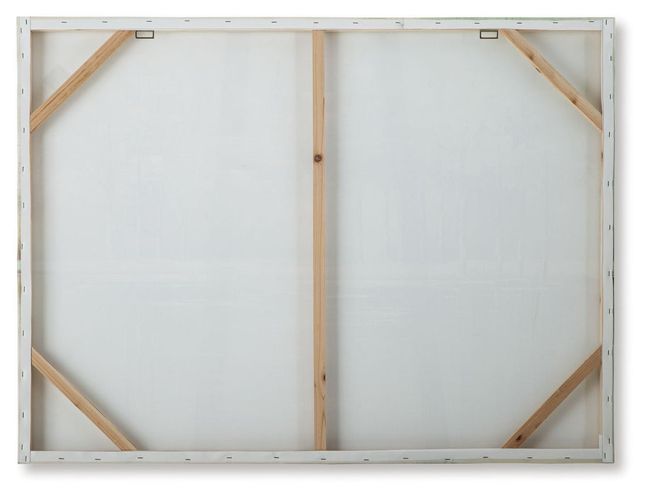 Garlenridge - Green / Tan / White - Wall Art - Tallahassee Discount Furniture (FL)