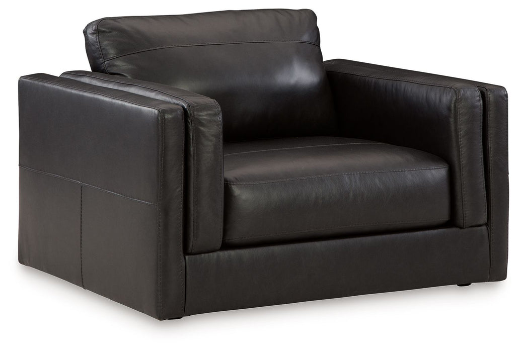 Amiata - Onyx - Chair And A Half - Tallahassee Discount Furniture (FL)