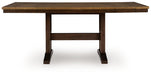 Rylandeen - Rectangular Dining Room Counter Height Extension Table - Light Brown / Dark Brown - Tallahassee Discount Furniture (FL)