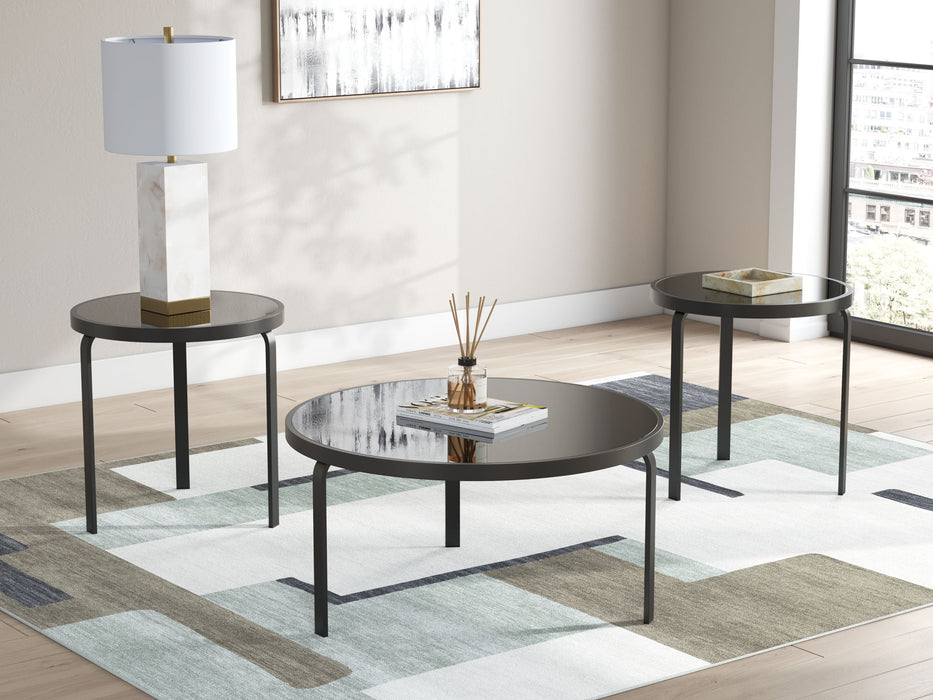 Dorylin - Black - Occasional Table Set (Set of 3) - Tallahassee Discount Furniture (FL)