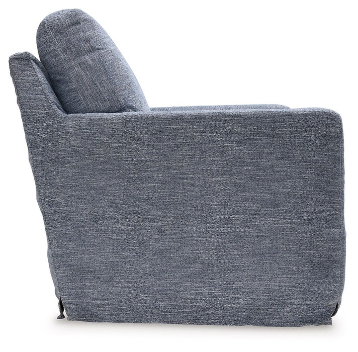 Nenana Next-Gen Nuvella - Swivel Glider Accent Chair - Tallahassee Discount Furniture (FL)