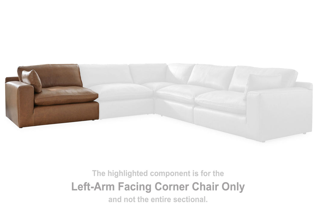 Emilia - Caramel - Laf Corner Chair - Tallahassee Discount Furniture (FL)