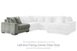 Lindyn - Fog - LAF Corner Chair - Tallahassee Discount Furniture (FL)