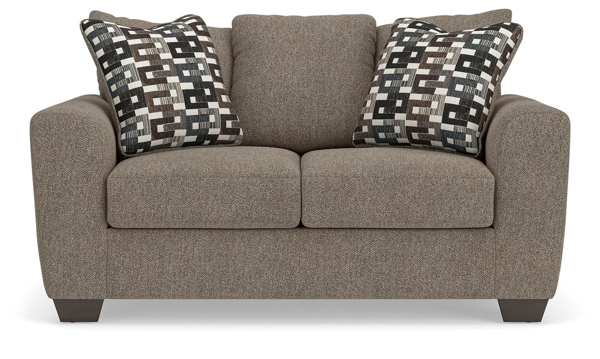 Triston-Peaks - Loveseat - Suede - Tallahassee Discount Furniture (FL)