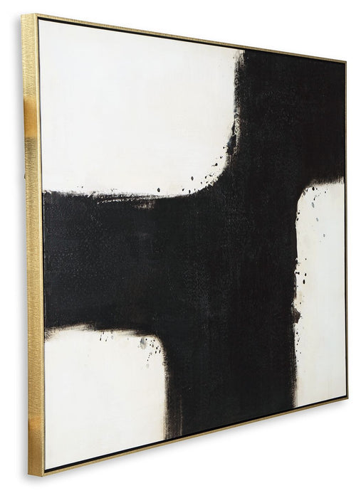 Reighlea - Black / White - Wall Art - Tallahassee Discount Furniture (FL)