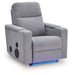 Pineland - Glider Power Recliner With Audio System - Pewter - Tallahassee Discount Furniture (FL)