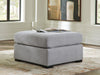 Lakepoint - Oversized Accent Ottoman - Nickel - Tallahassee Discount Furniture (FL)