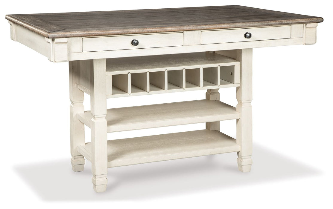 Bolanburg - Rectangular Dining Room Counter Table - Beige - Tallahassee Discount Furniture (FL)