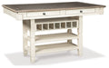 Bolanburg - Rectangular Dining Room Counter Table - Beige - Tallahassee Discount Furniture (FL)