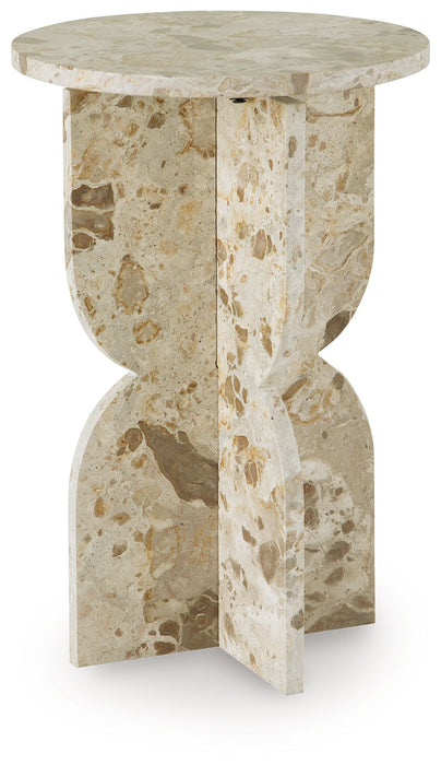 Treygan - Beige - Accent Table - Tallahassee Discount Furniture (FL)