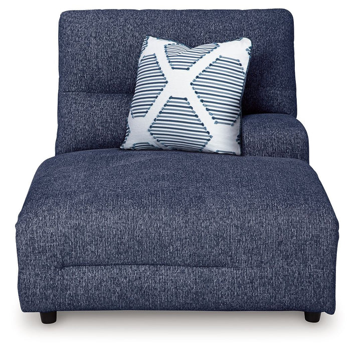 Acklen Place - Navy - Raf Power Reclining Back Chaise - Tallahassee Discount Furniture (FL)